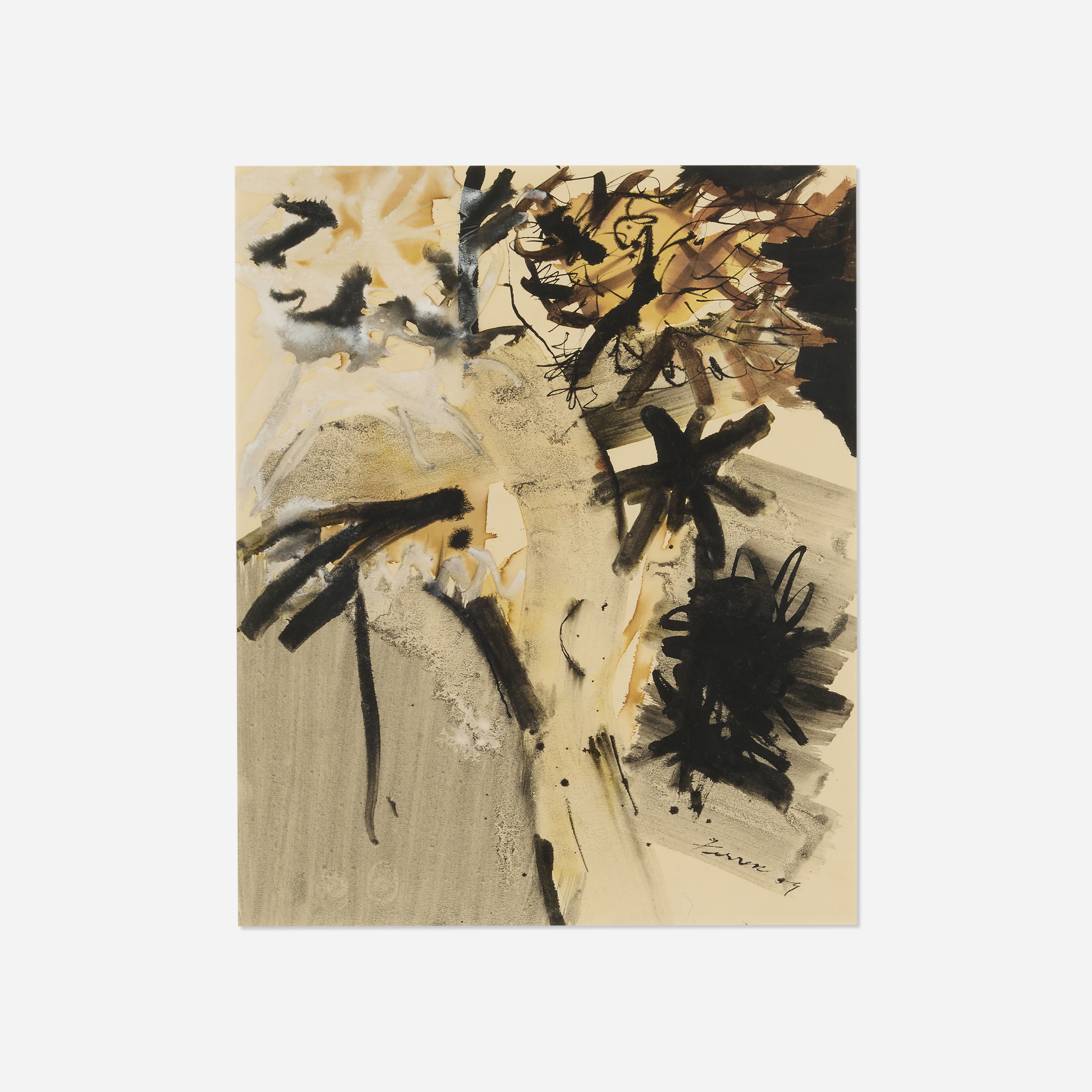 Artwork by John Ferren, Untitled, Made of Watercolor On Paper