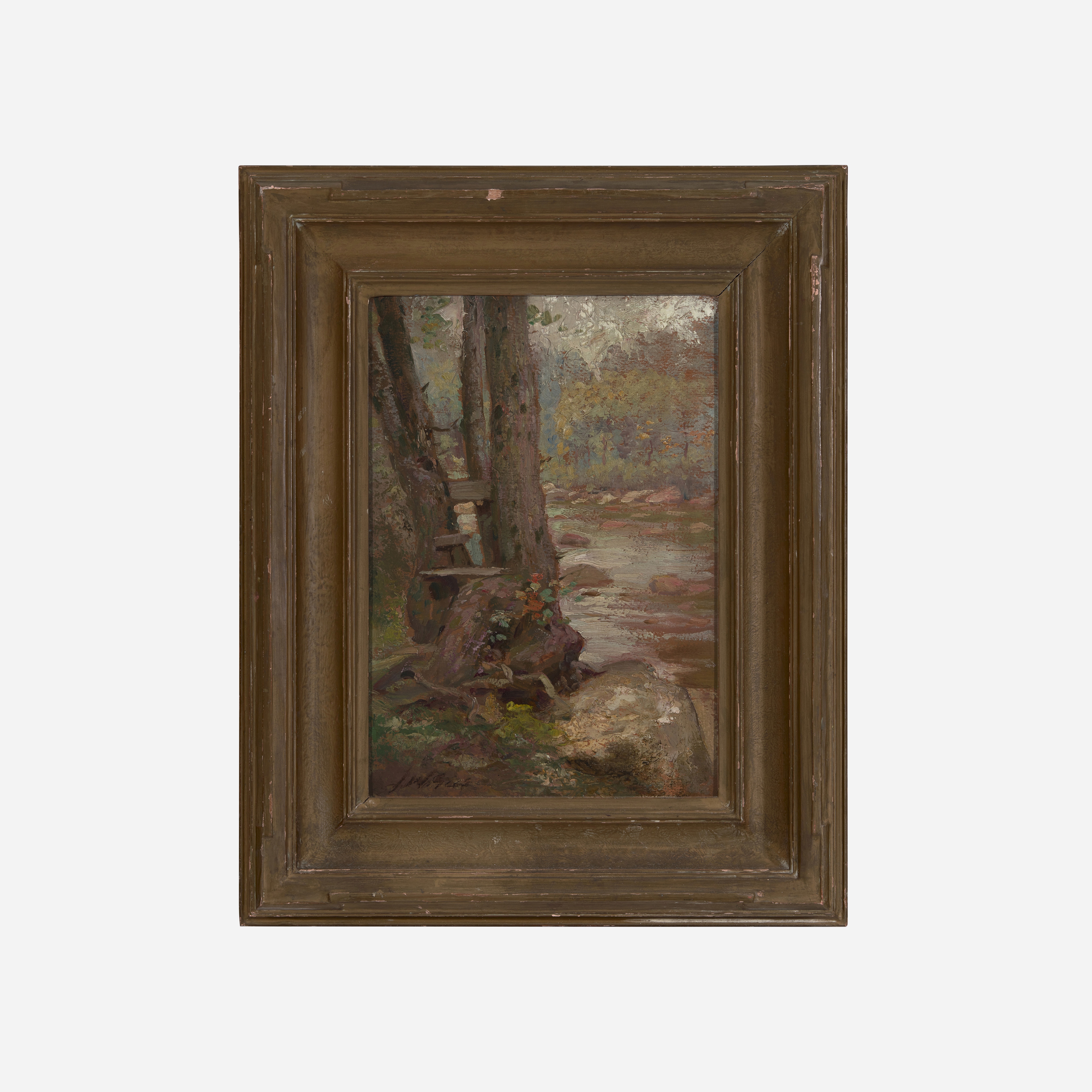 Artwork by Joseph W. Gies, Untitled (Sketch, Made of Oil On Board