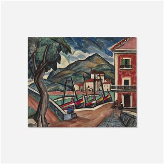 Collioure P.O. France - Oliver Newberry Chaffee