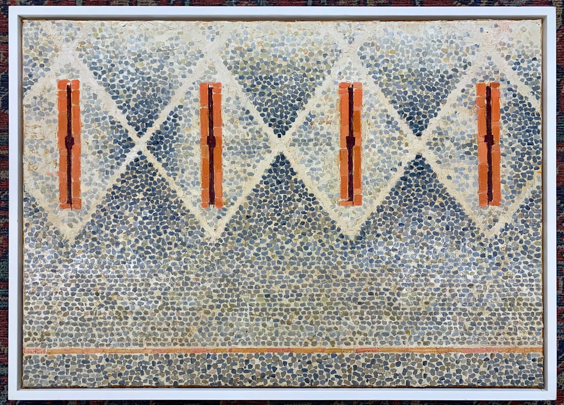 Artwork by Richard Dack, The Waxham Wall I, Made of Oil On Canvas