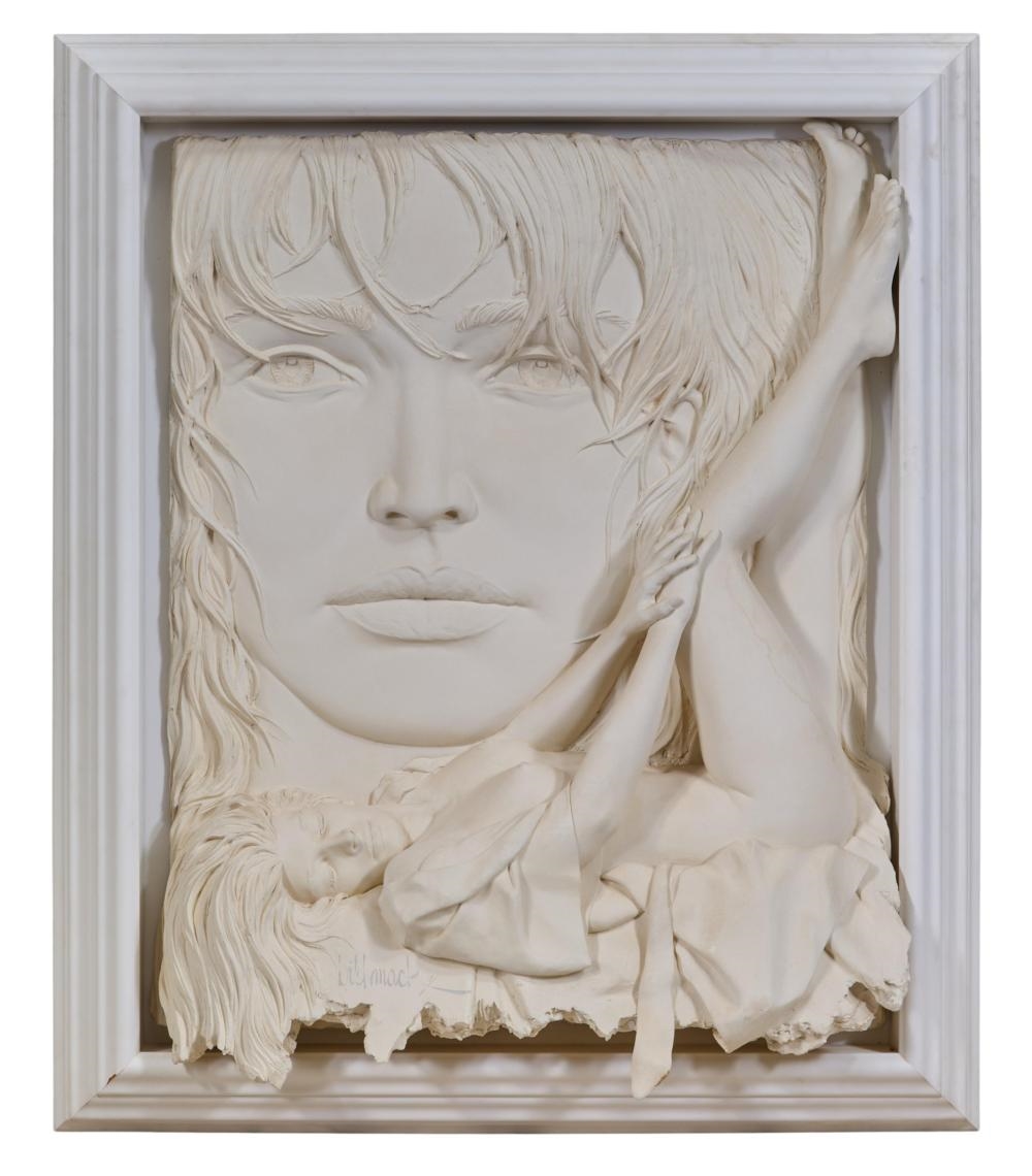 Artwork by Bill Mack, Rapture, Made of Bonded Sand Relief