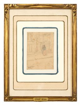 Sketch of Women Walking - Jerome Myers