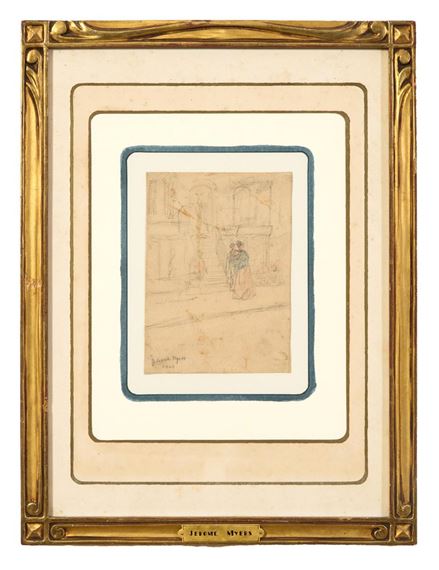 Sketch of Women Walking - Jerome Myers