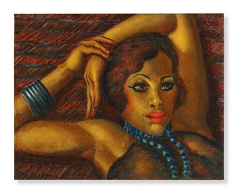 La fille aux yeux verts (réplique) (The Girl with the Green Eyes (replica)) - Mahmoud Said