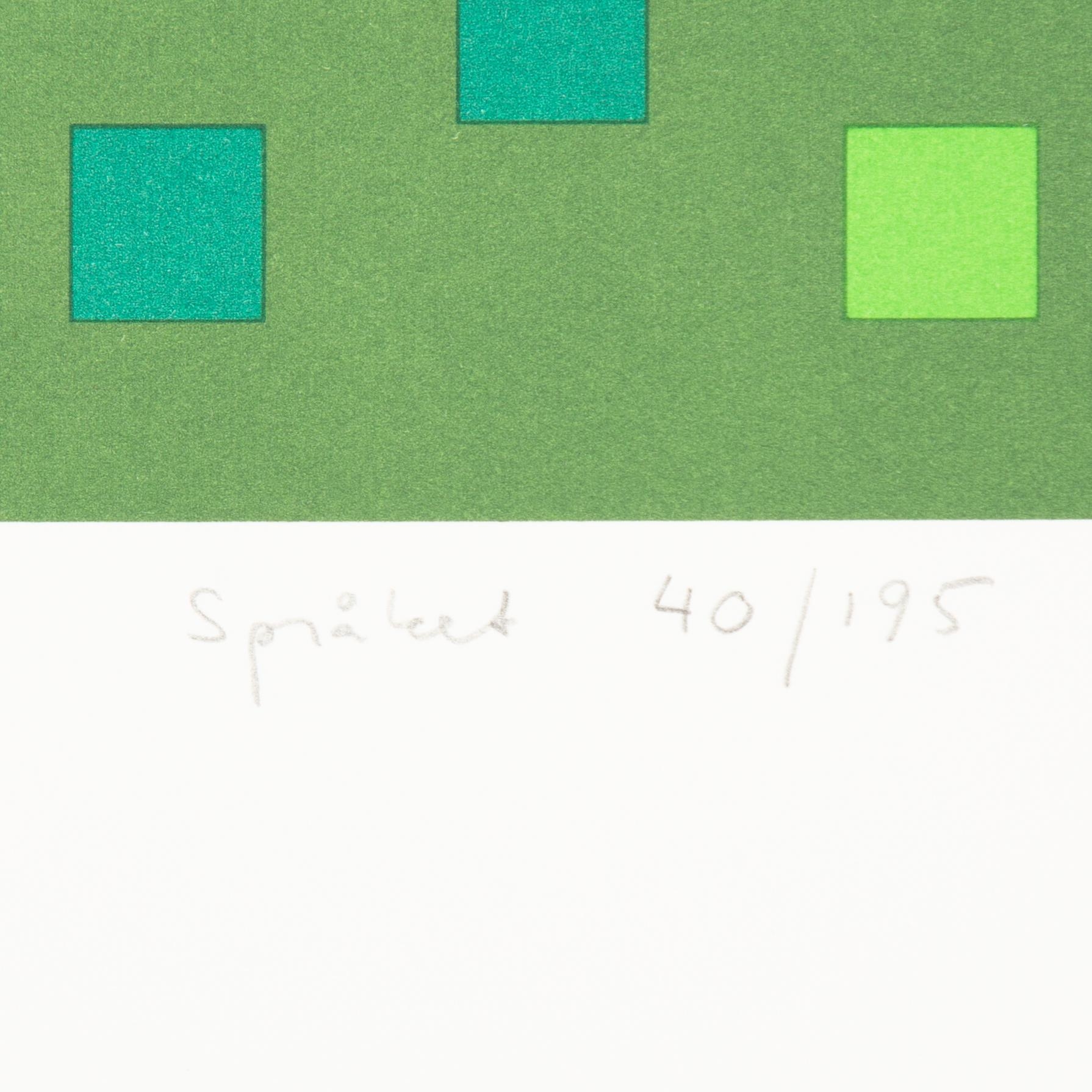 Artwork by Karl Gustaf Nilson, Språket, Made of Colour Serigraph