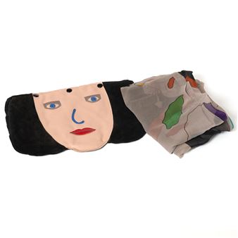 handbag and scarf - Marie-Louise Ekman