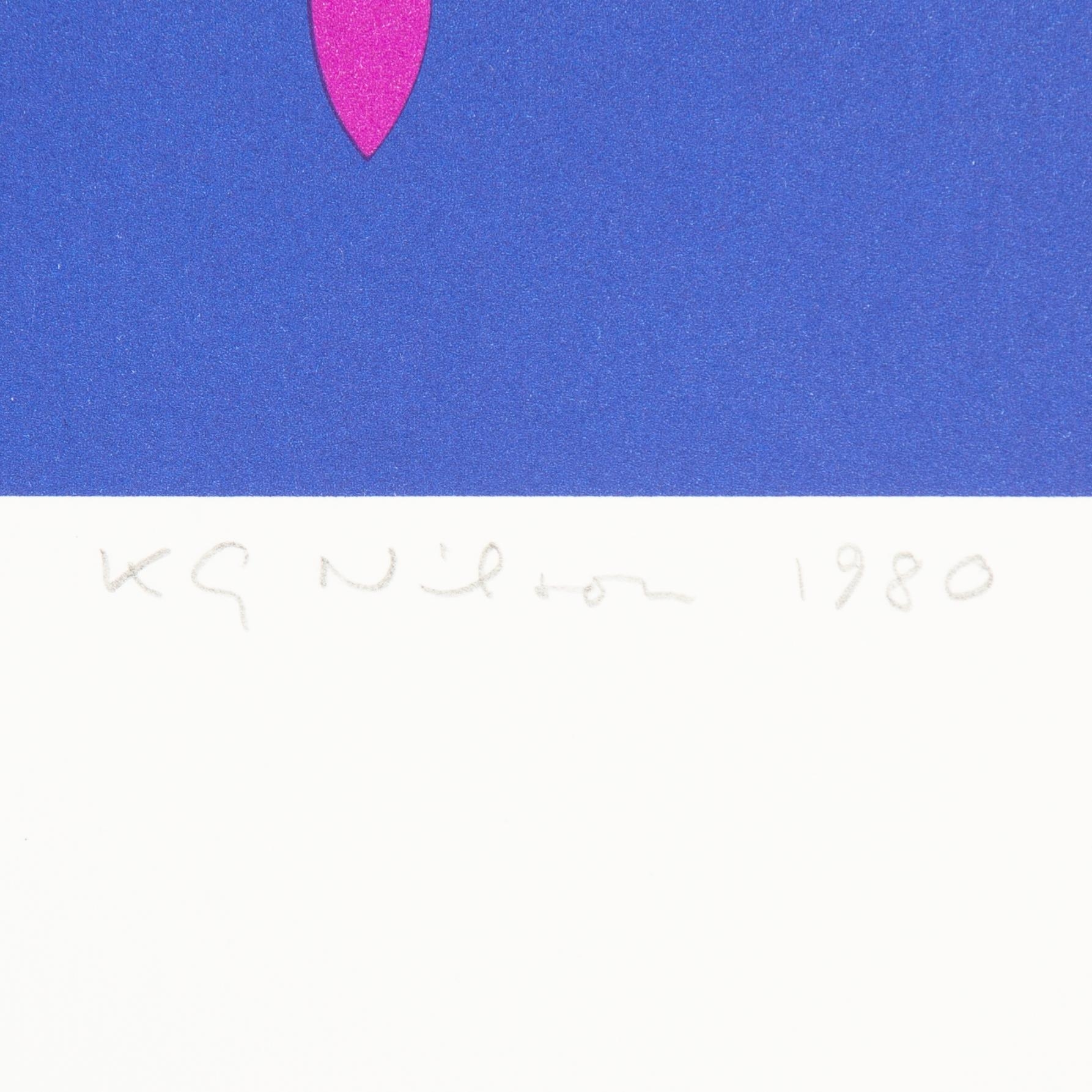 Artwork by Karl Gustaf Nilson, Språket, Made of Colour Serigraph