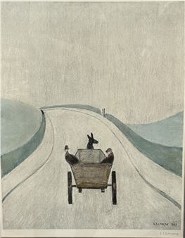 The Cart - Laurence Stephen Lowry