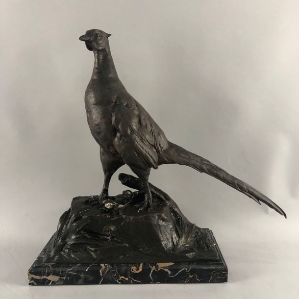 Artwork by Charles Paillet, Faisan, Made of bronze