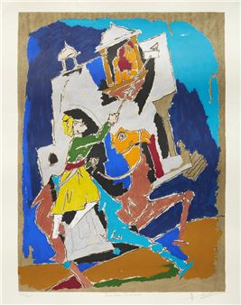 Princely Jailsalmer - Maqbool Fida Husain
