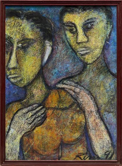 Untitled, Two figures - Rini Dhumal