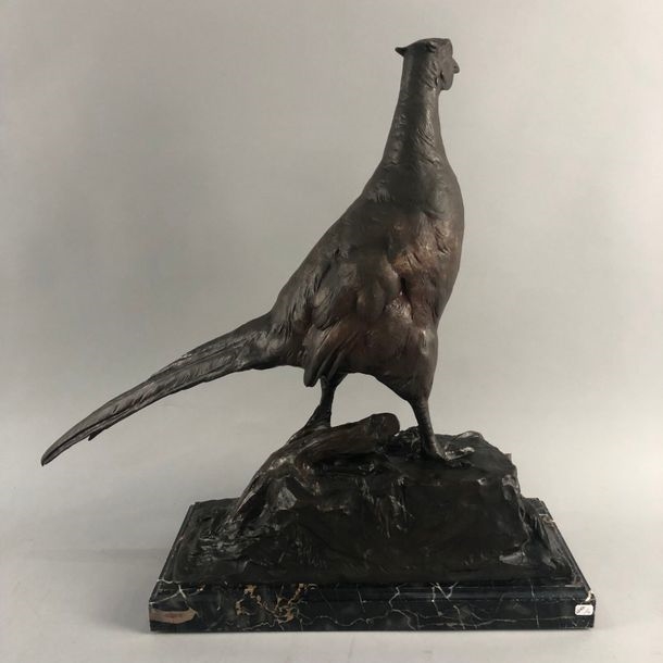 Artwork by Charles Paillet, Faisan, Made of bronze