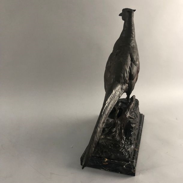 Artwork by Charles Paillet, Faisan, Made of bronze