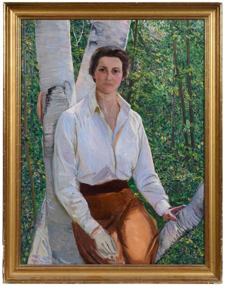 Equestrienne, a Portrait of Marian Moffett - Lilla Cabot Perry
