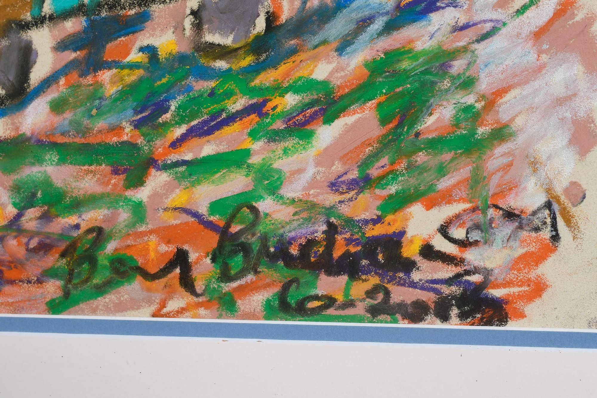 Artwork by Beverly Buchanan, End of Cotton, Made of Mixed Media On Paper