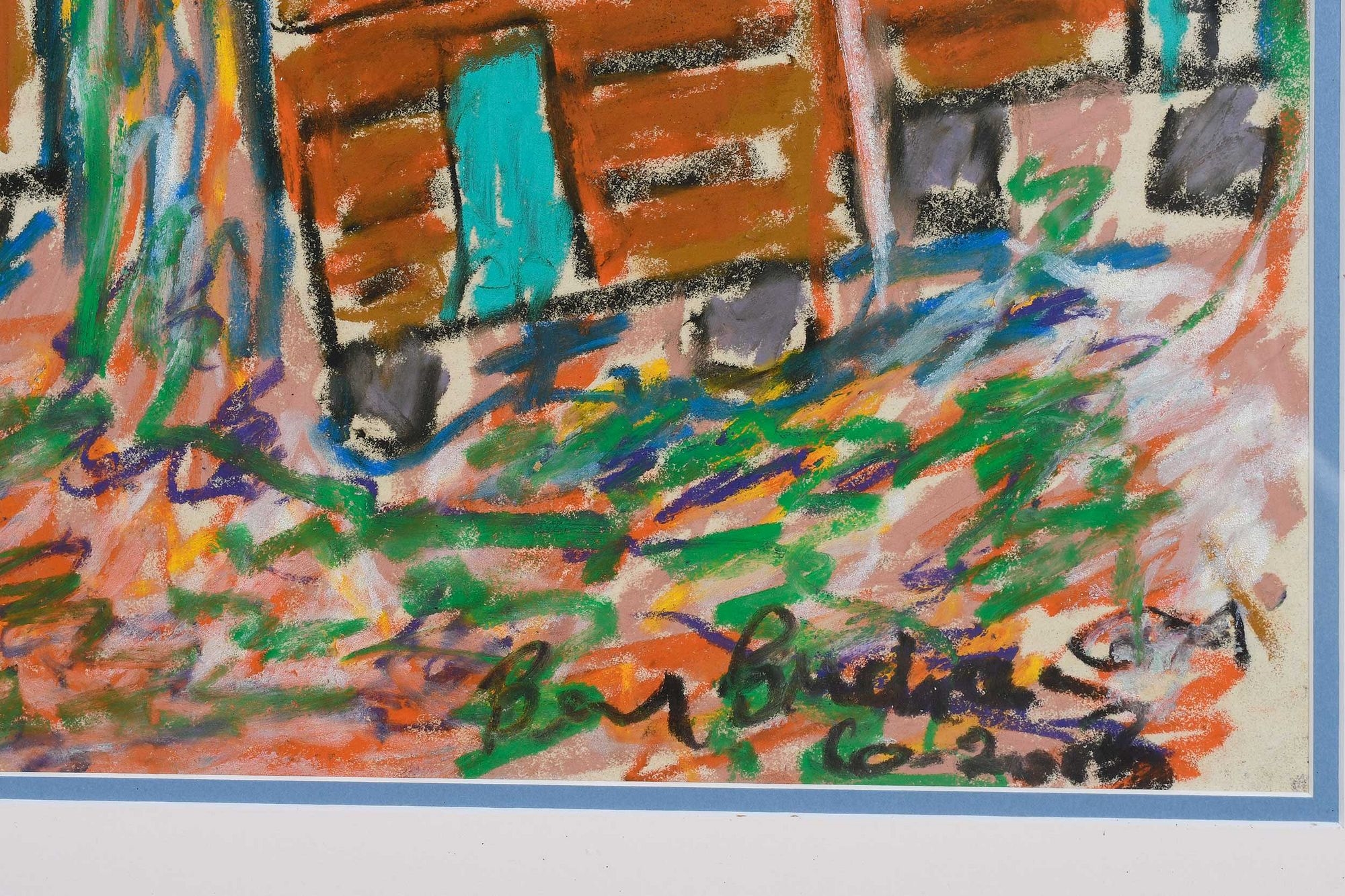 Artwork by Beverly Buchanan, End of Cotton, Made of Mixed Media On Paper