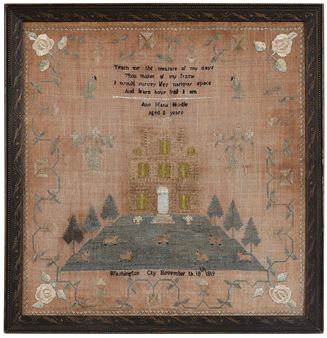 Needlework Sampler Dated 1819 - Ann Maria Hurdle