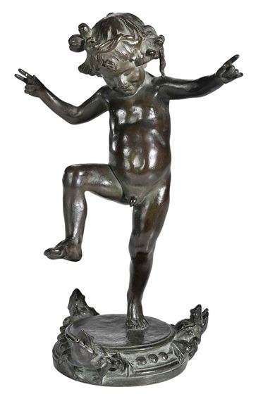 Frog Baby Fountain - Janet Scudder