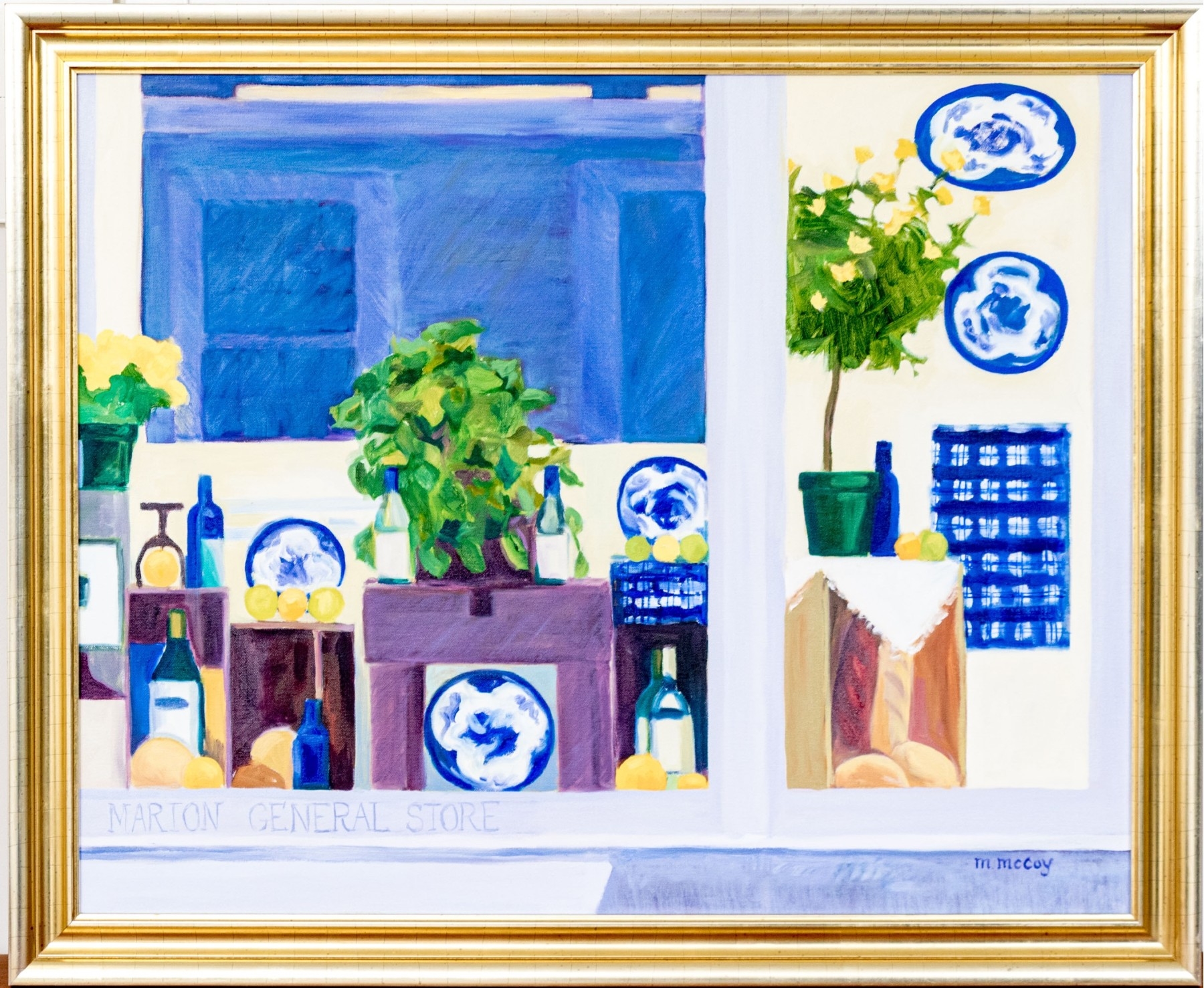 Artwork by Mary Jane Scott Mccoy, Marion General Store, Made of Oil On Canvas