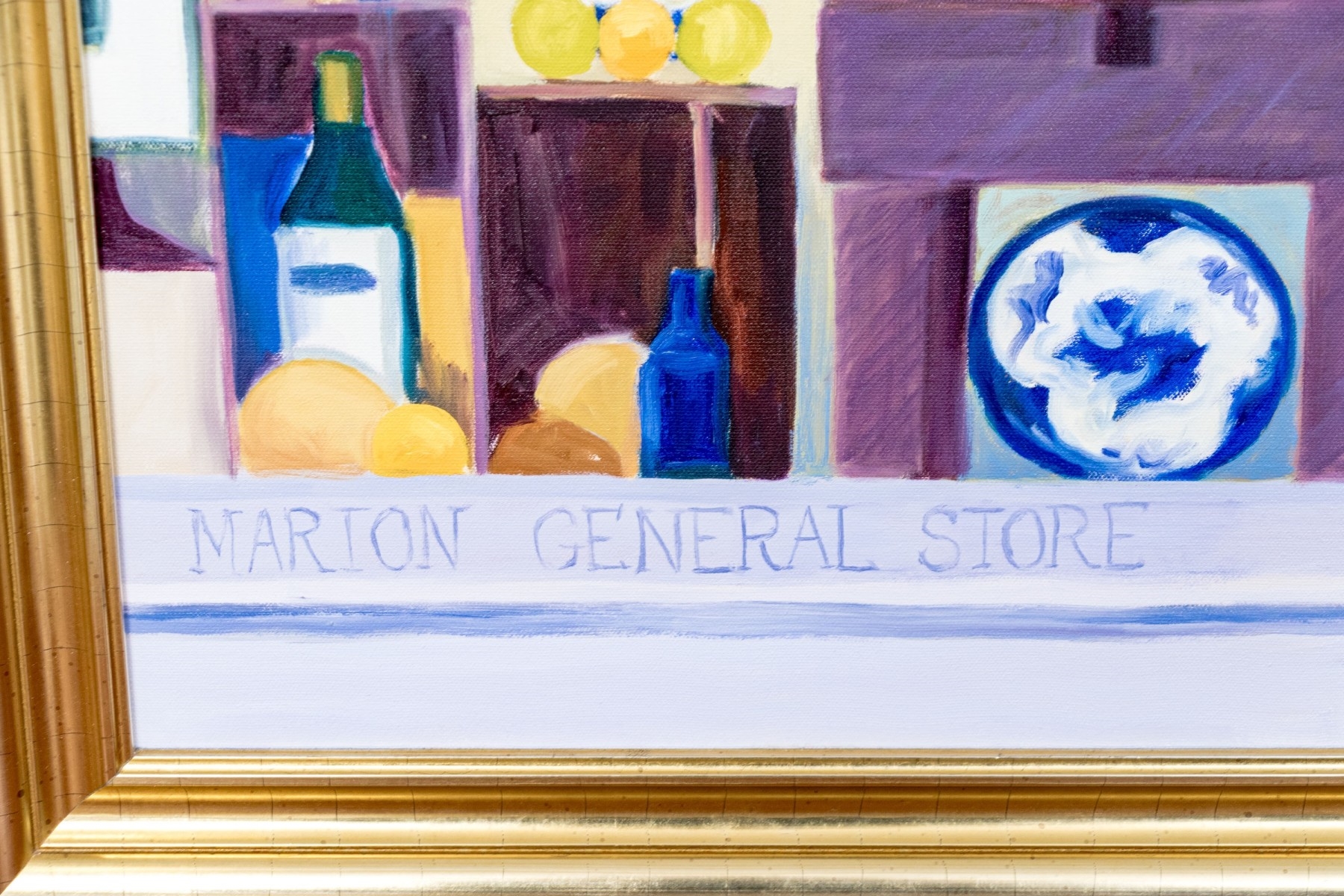 Artwork by Mary Jane Scott Mccoy, Marion General Store, Made of Oil On Canvas