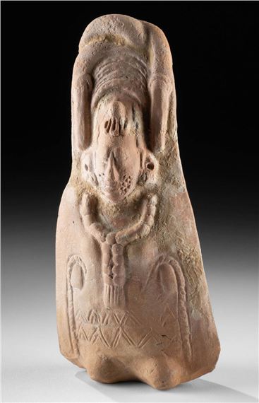 Maya | Maya Jaina Hollow Rattle w/ Ritual Scarification (90) | MutualArt