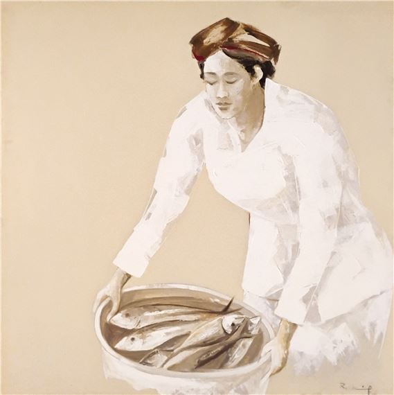 Penjual Ikan (Fish Seller by R. Arief, 2012