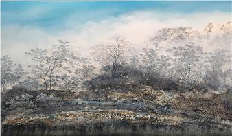 A Flock of White Storks - Tole Y. Suyono