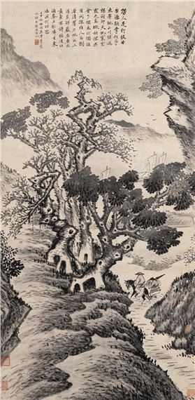 Landscape by Wu Weiye, 1632