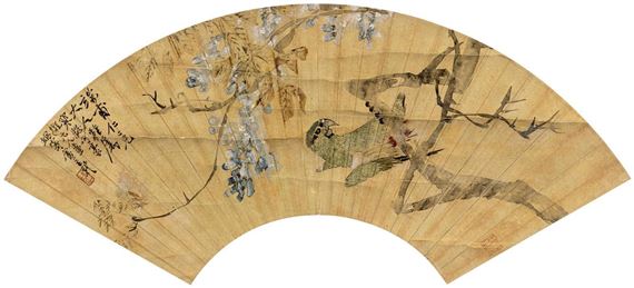 Parrot and Wisteria - Wang Li