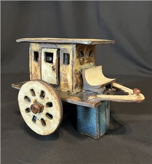 Wagon with 2 small pedestals - Sunny Shultz
