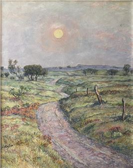 Road at Moon-up - Charles B. Rogers