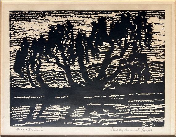 Smoky River at Sunset - Birger Sandzén