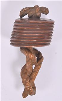 Netsuke en bois - Masanao