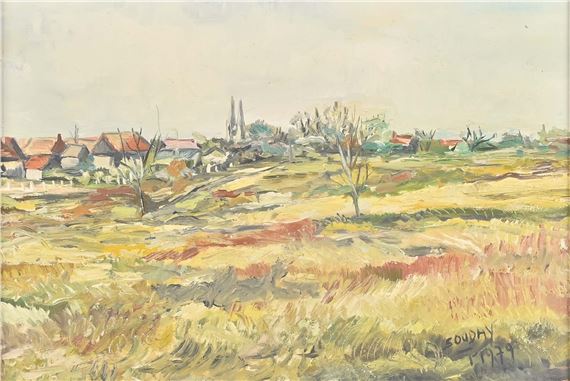 Vue de Chartres by Patrick Souday, 1979