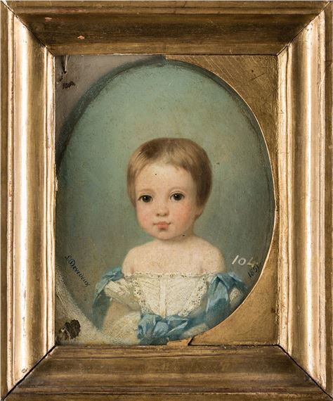 Portrait of a daughter of the dukes of Medina de las Torres - Louis Devedeux