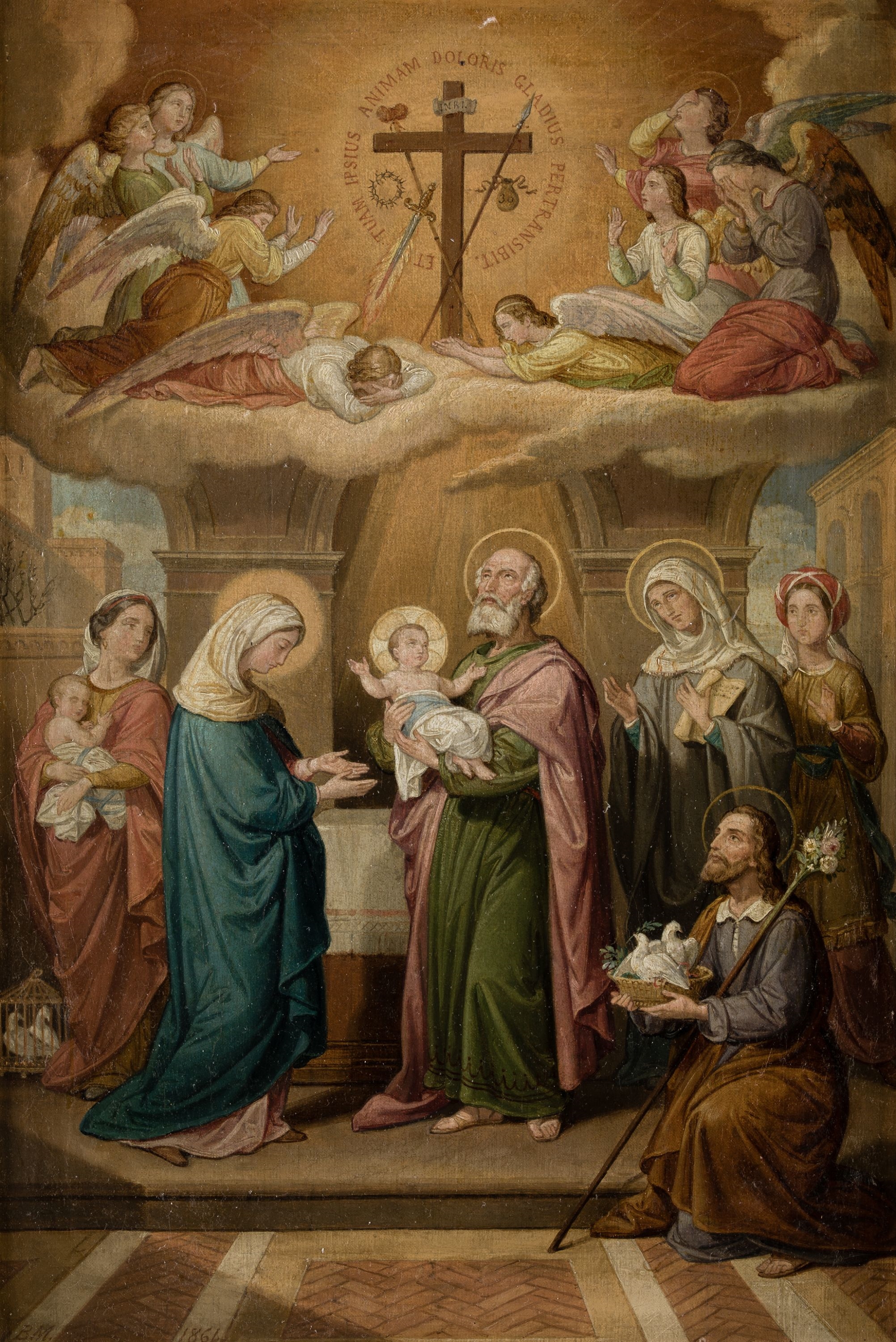 Bernardino Montañés Pérez | Presentation of Jesus in the Temple (1864 ...