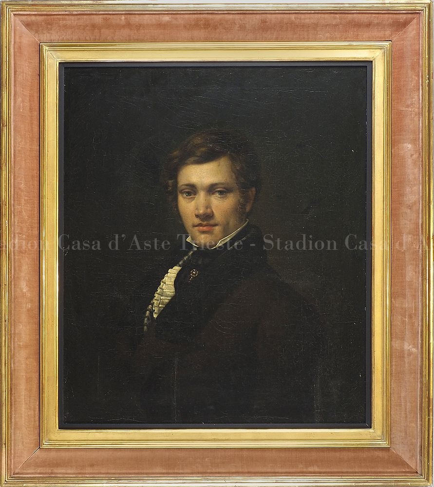 Artwork by Jacques-Louis David, Ritratto d'uomo, Made of oil on canvas