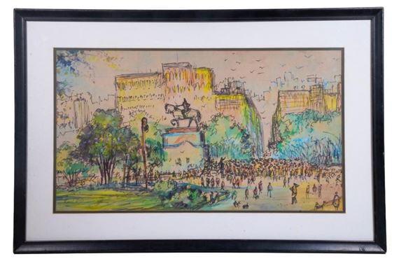 The Equestrian Washington - Raoul Dufy