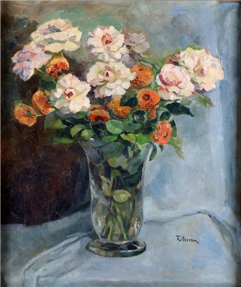 Gevarieerd bloemstilleven by Coba Ritsema