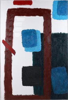 Abstract compositie (1962 - Willem Hussem
