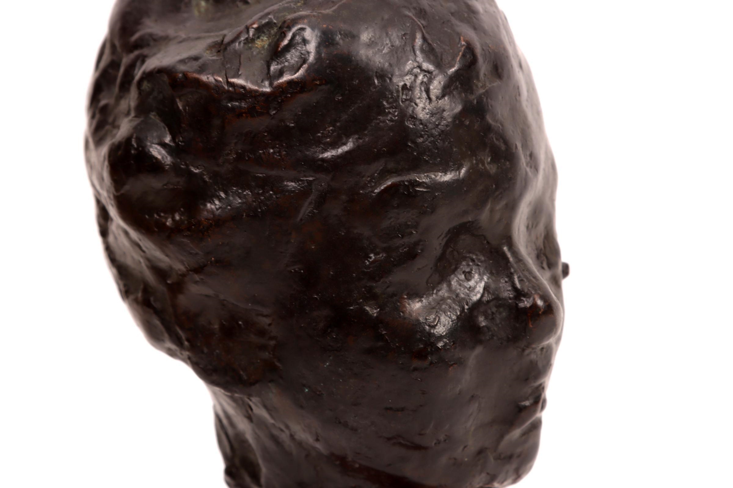 Artwork by Edgar Degas, Tête, Made of marmer