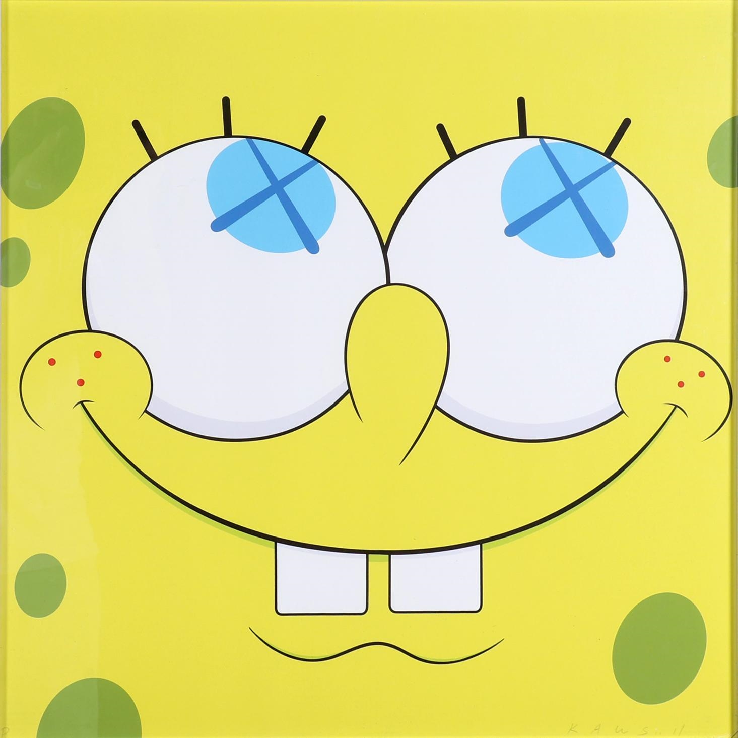 Artwork by KAWS, Zonder titel (Kawsbob for the Aldrich, Made of zeefdruk