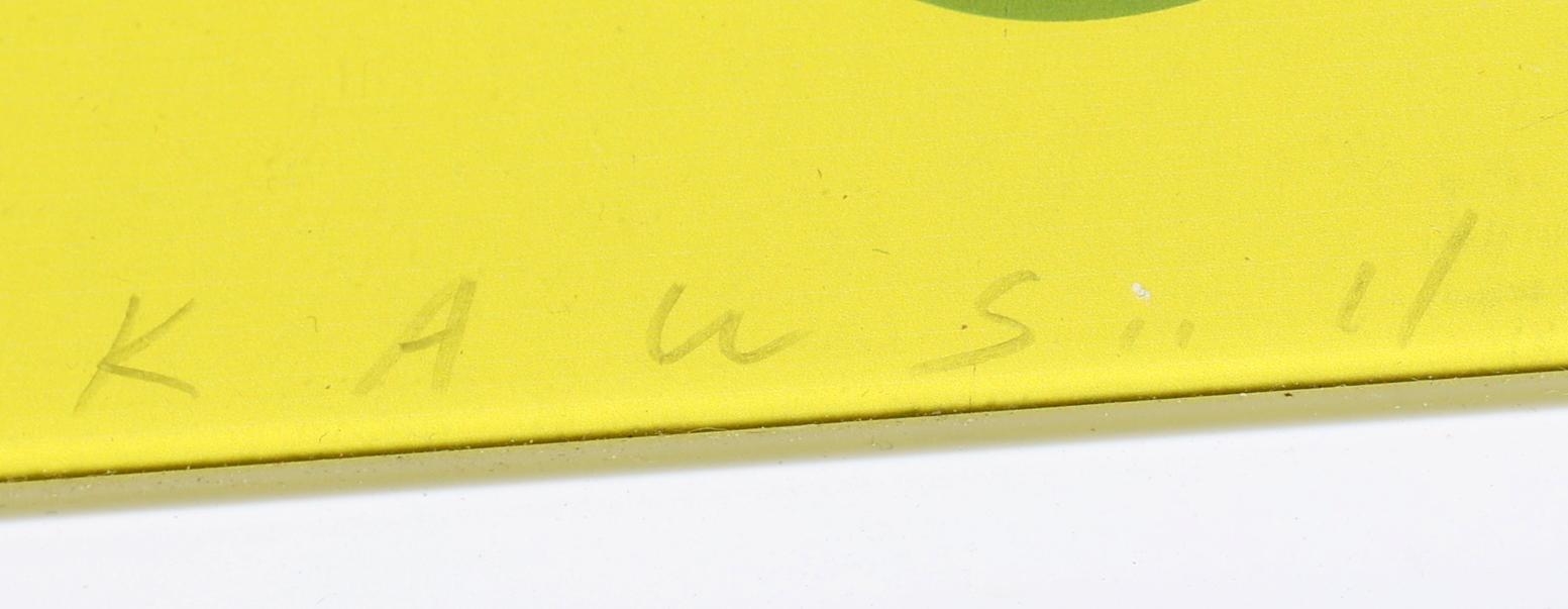 Artwork by KAWS, Zonder titel (Kawsbob for the Aldrich, Made of zeefdruk