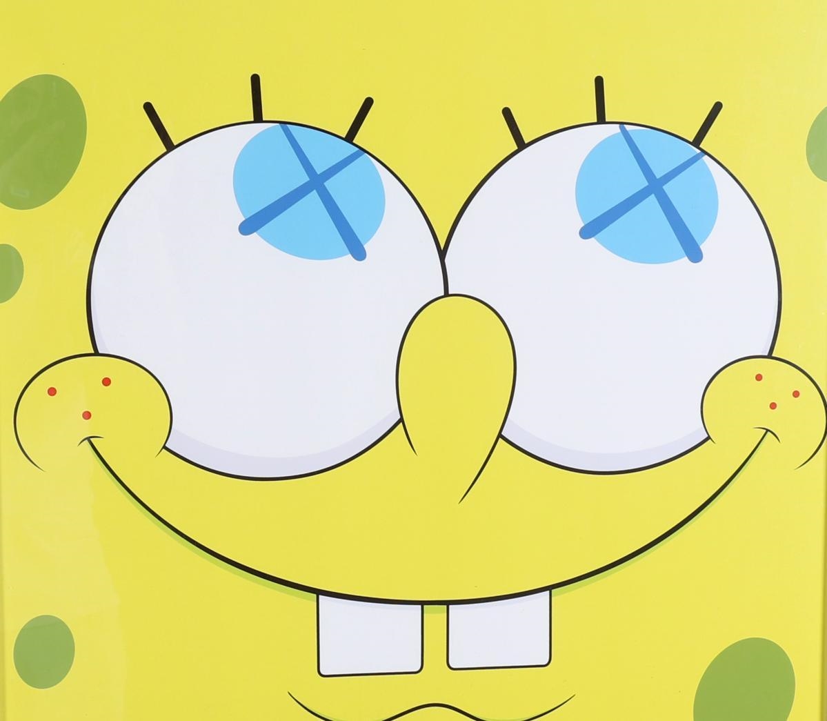 Artwork by KAWS, Zonder titel (Kawsbob for the Aldrich, Made of zeefdruk