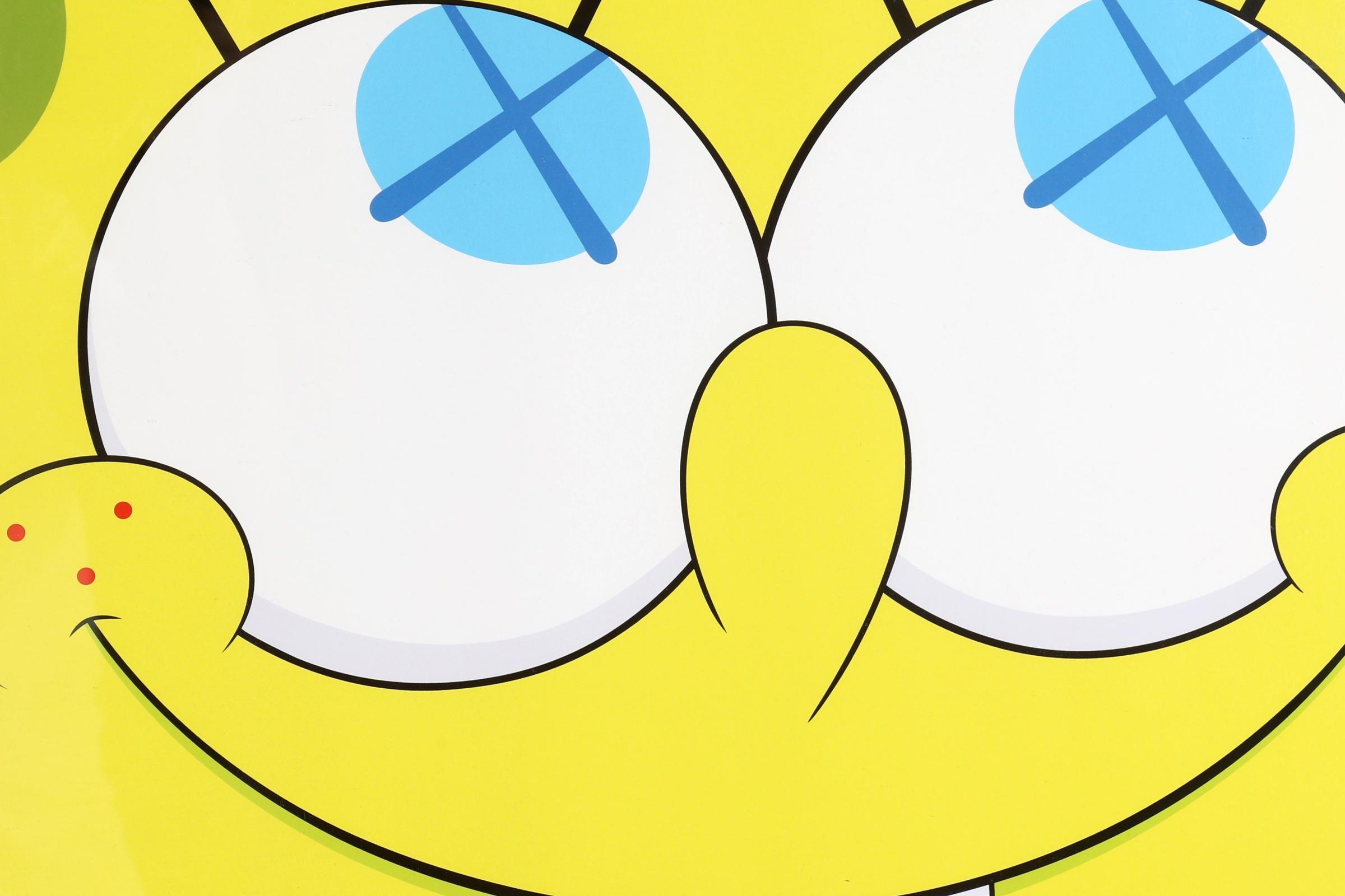 Artwork by KAWS, Zonder titel (Kawsbob for the Aldrich, Made of zeefdruk