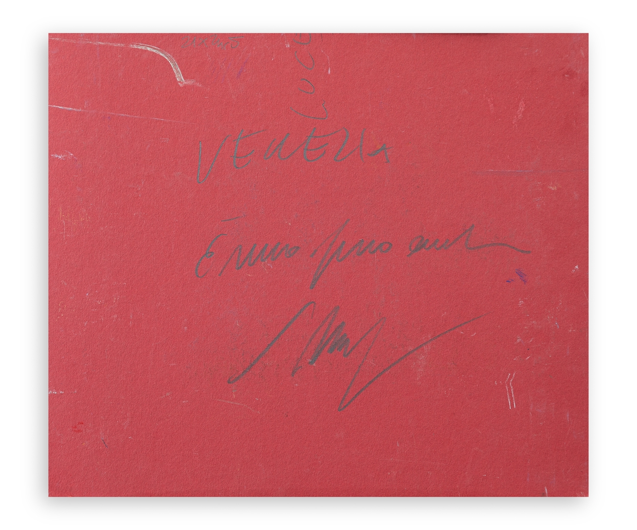 Artwork by Salvatore Magazzini, Untitled, Made of oil on cardboard