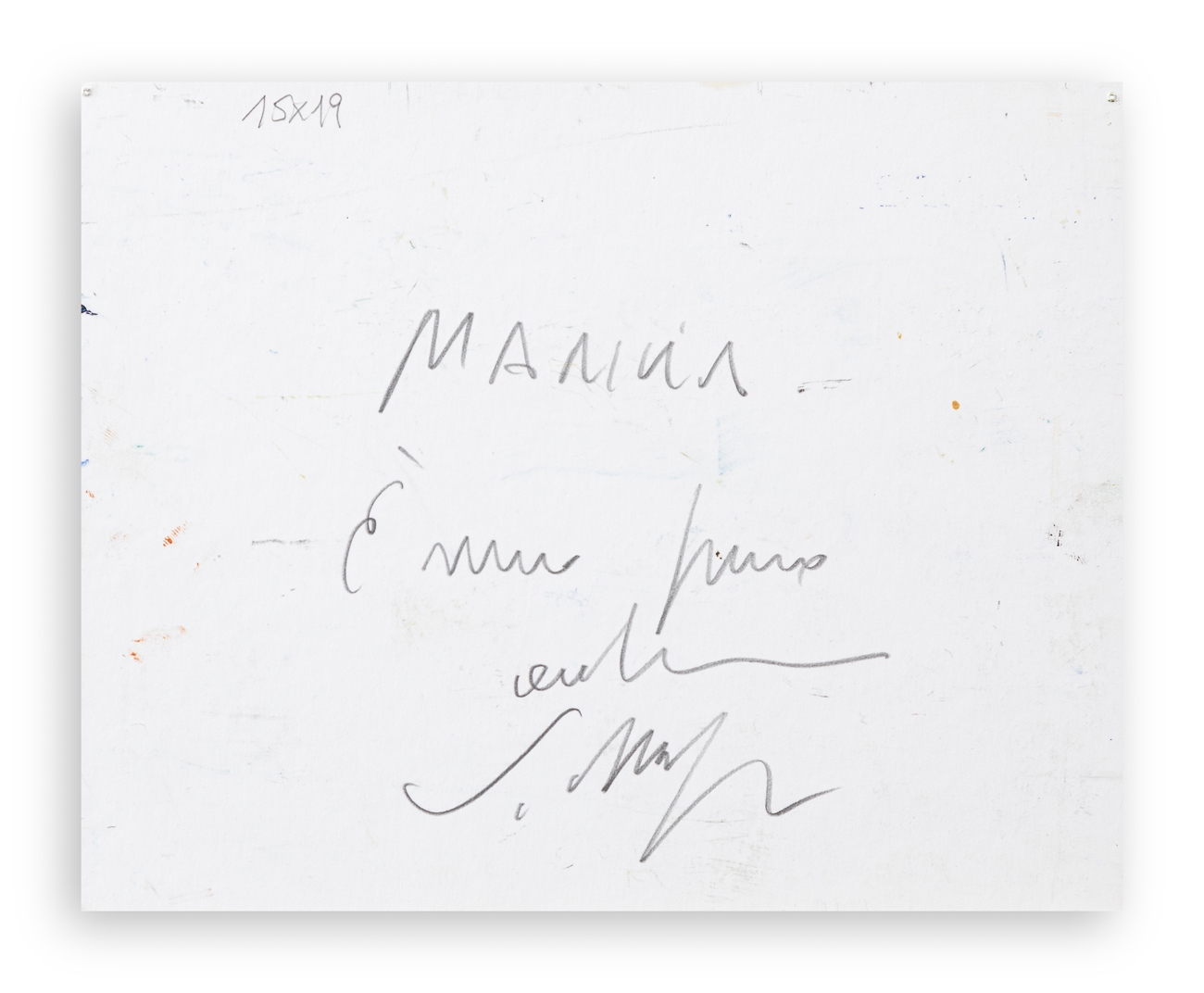 Artwork by Salvatore Magazzini, Marina, Made of oil on cardboard