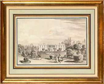 View of a country house called Mas de Ville - André Jacques Meunier