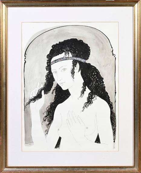 Portrait of a Woman with Headband - Lima de Freitas