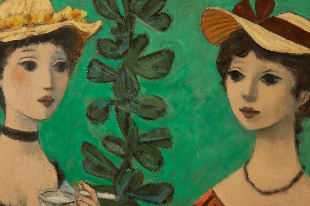 Fletcher Martin | Ladies with cocktails | MutualArt
